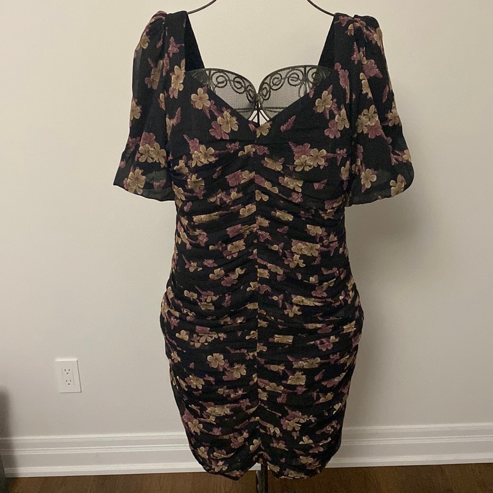 Open edit ruched dress. BNWT